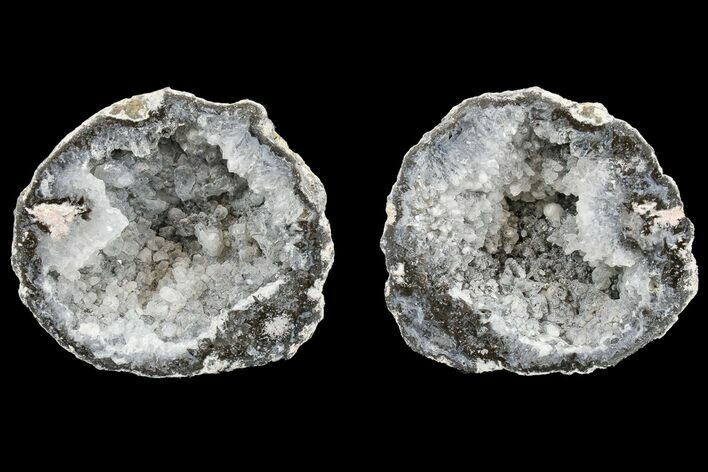 Las Choyas Coconut Geode with Quartz Crystals - Mexico #165400